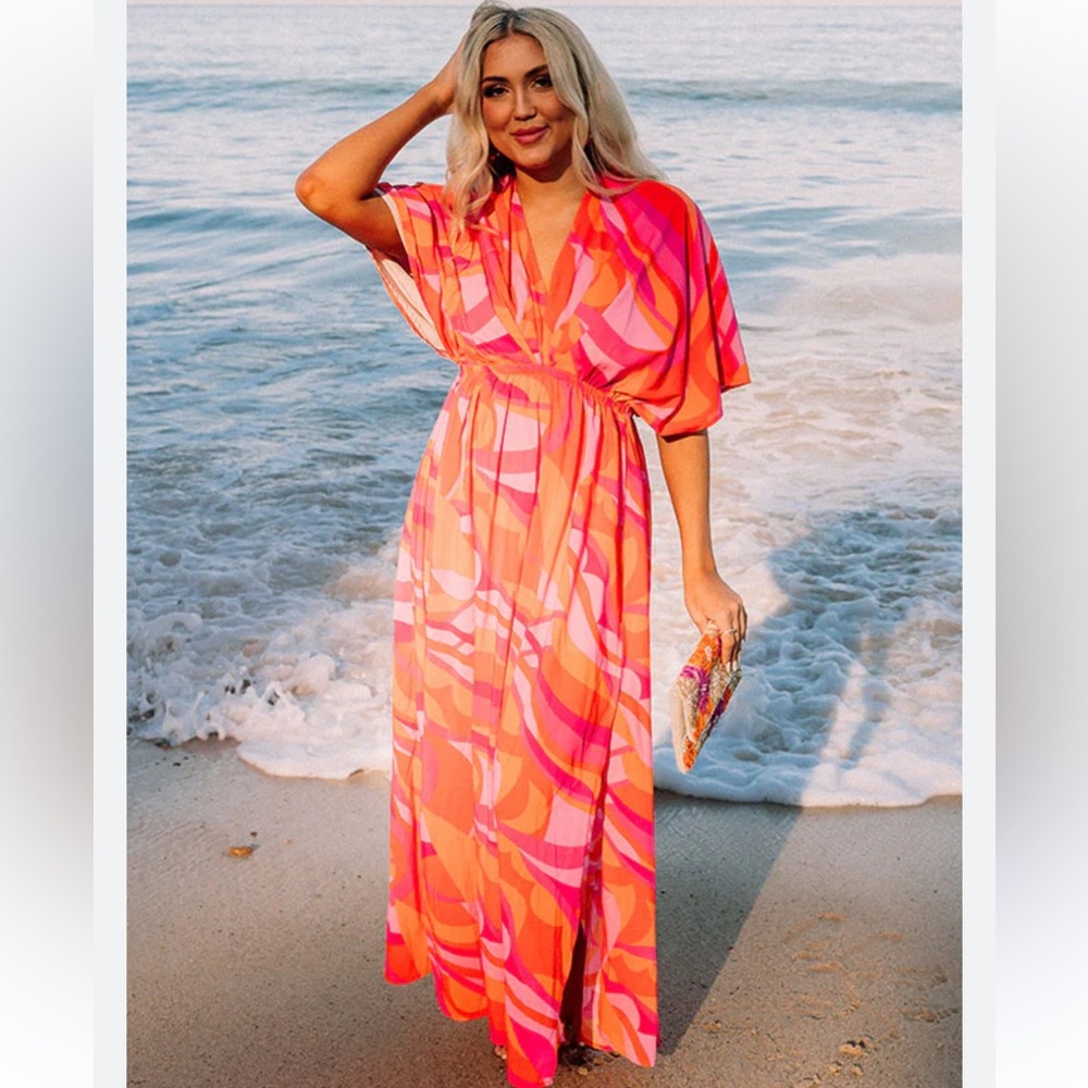NWOT TCEC maxi dress size large
